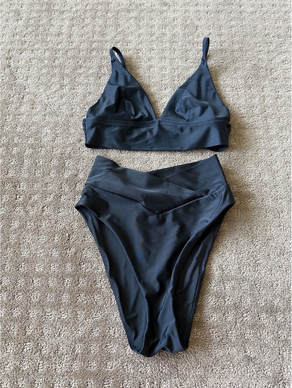 Aerie Real Good High Waisted Bikini Two-Piece Swimsuit Set XS